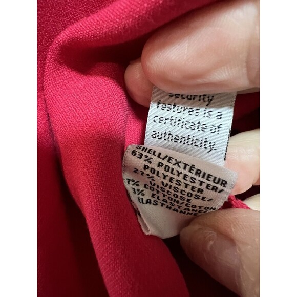 DVF Diane von Furstenburg  Capreena Mini Dress Size 6 Berry Red Sleeveless Shift - Picture 7 of 10